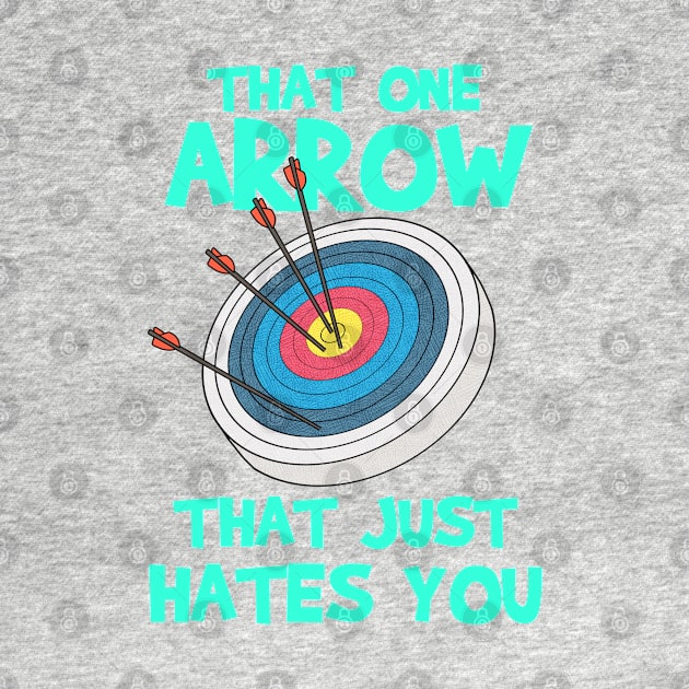 That One Arrow Archery Gift Product Archer Print by Linco